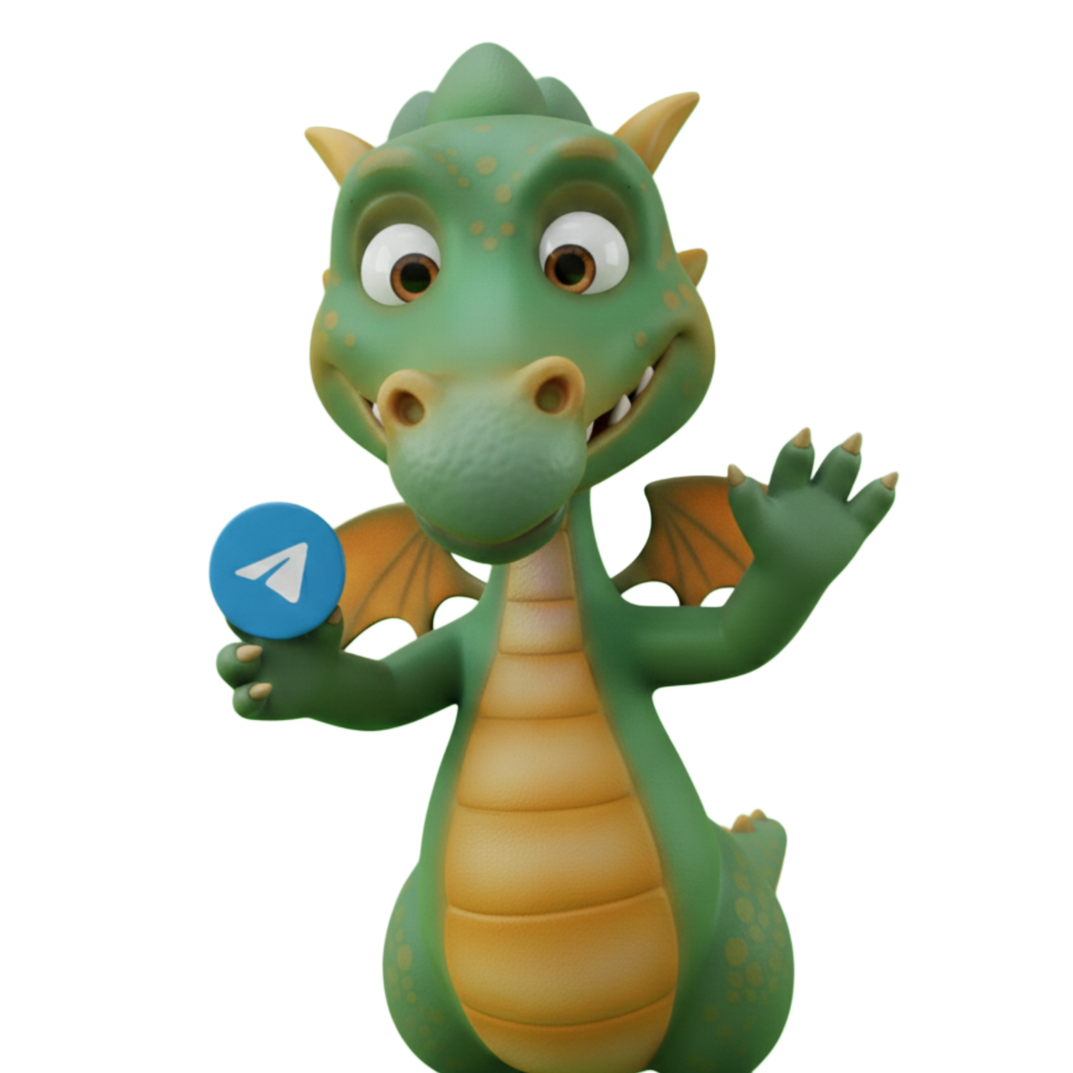 Дракон с логотипом